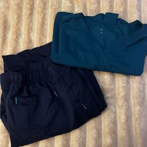 Kids Navy and Teal Bottoms